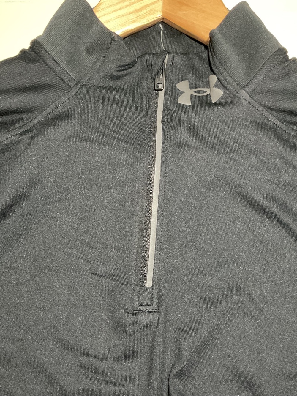 Under Armour Black Half-Zip Athletic Pullover